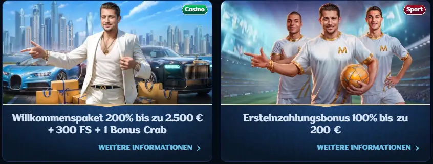 Millioner Casino Bonusangebote