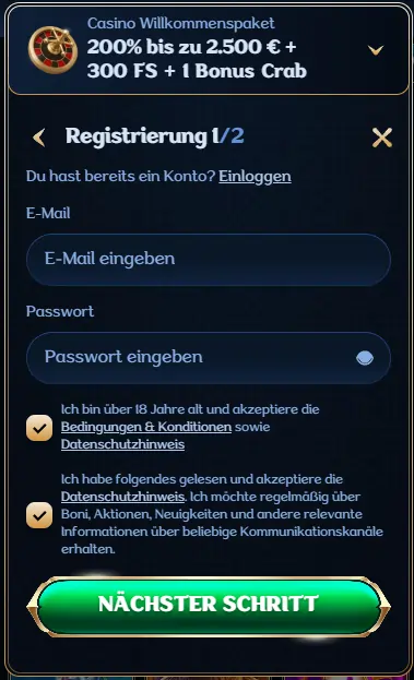 Millioner Casino Login